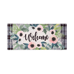 Beautiful Floral Welcome Sassafras Mat