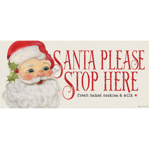 Santa Please Stop Here Sassafras Mat