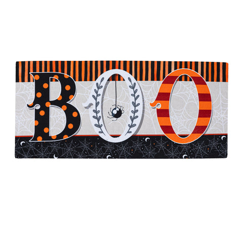 Polka Dot & Stripes BOO Sassafras Mat