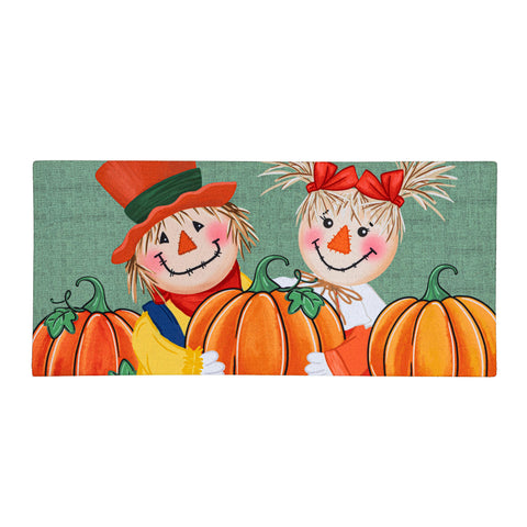 Couple of Scarecrows Sassafras Mat
