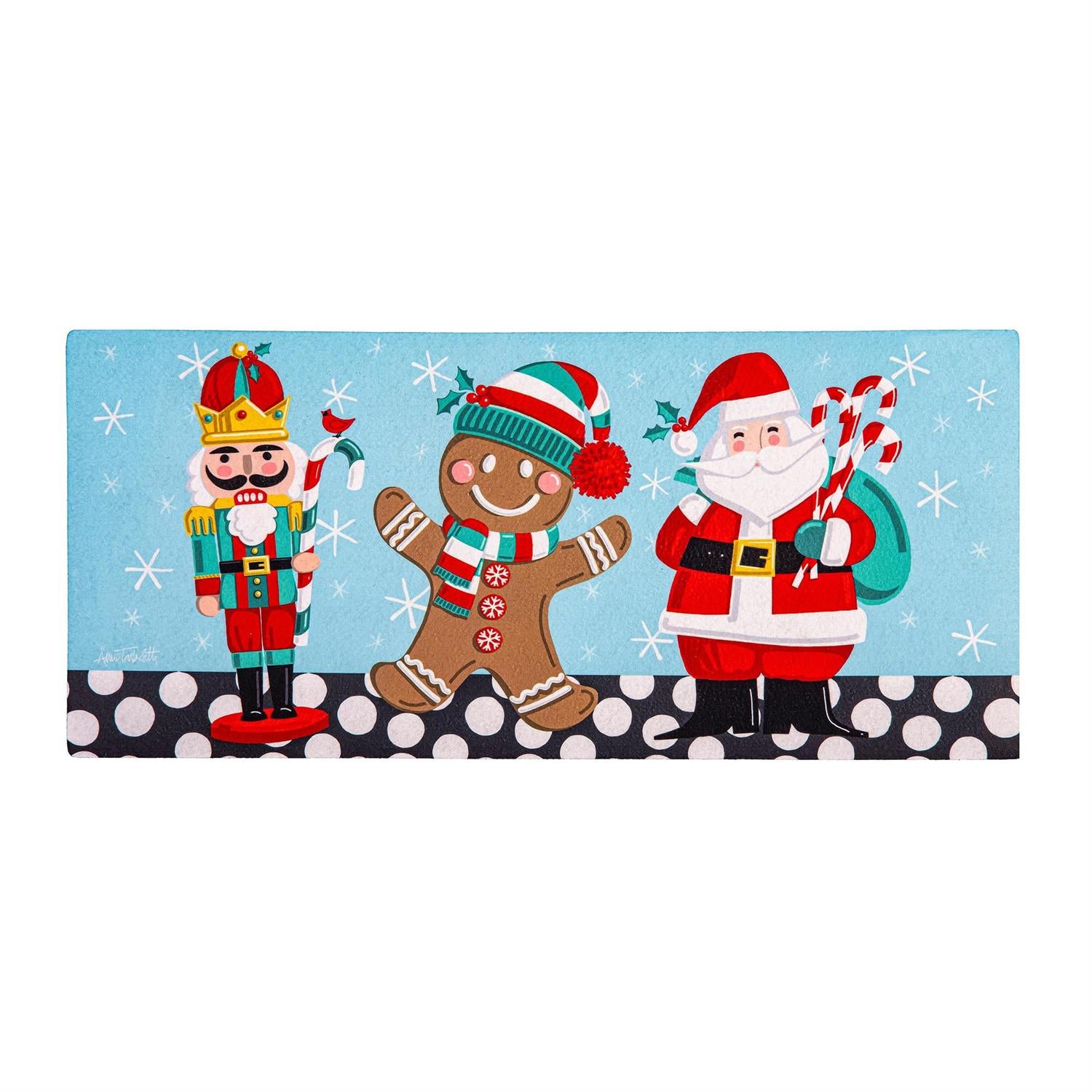 Christmas Icons Sassafras Mat