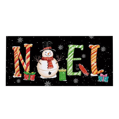 Noel Snowman Sassafras Mat