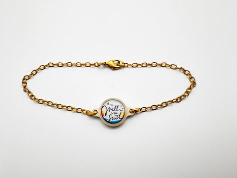 Tap to Pray 14K Gold-Plated Bracelet - It Is Well