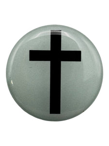 Mint & Cross Prayer Tag Sticker