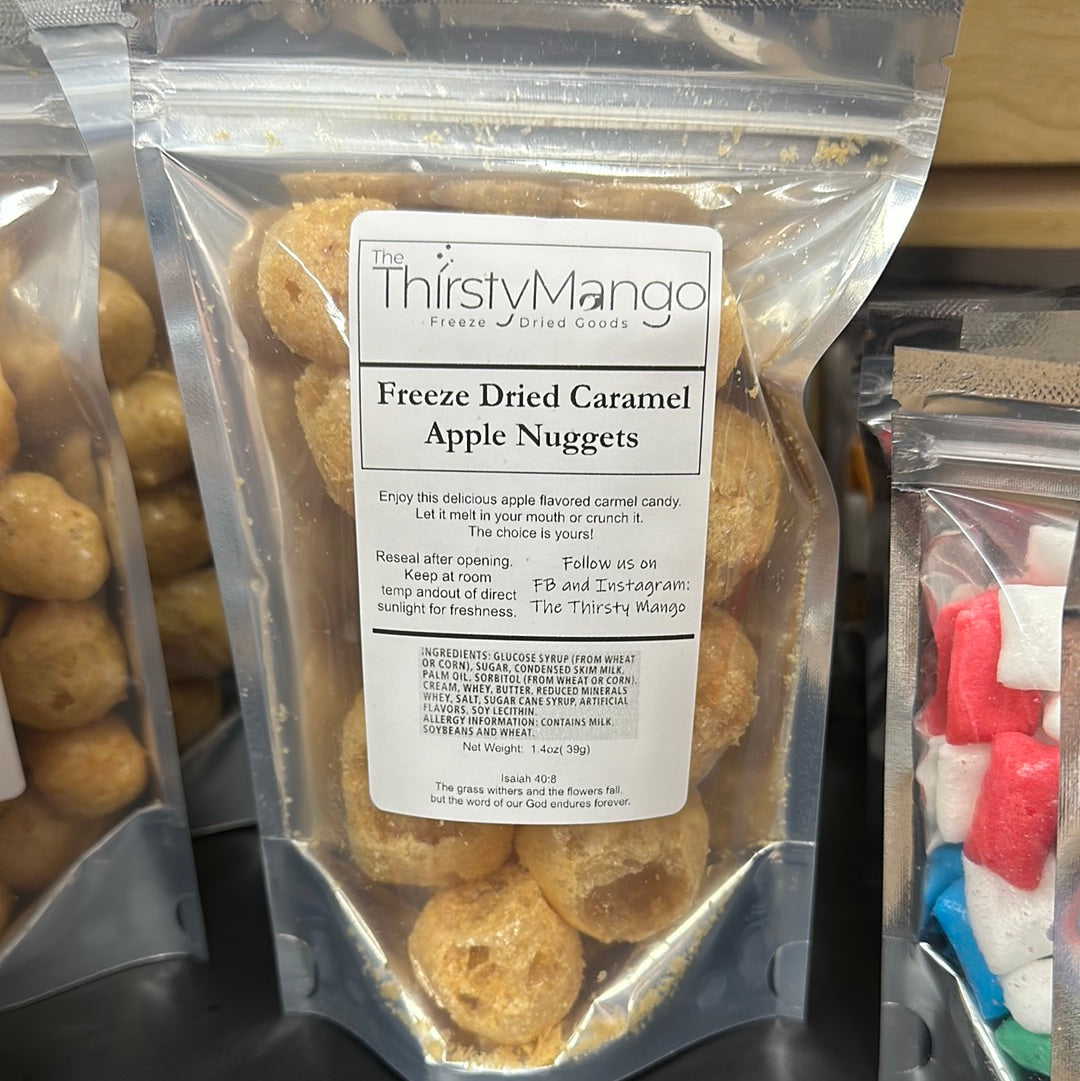 Freeze Dried Caramel Apple Nuggets