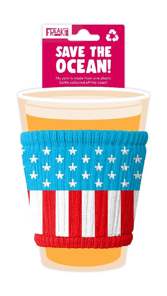 America Reusable Koozie