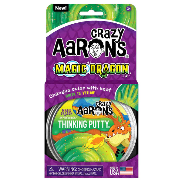 Crazy Aarons Magic Dragon Thinking Putty - 4" Tin