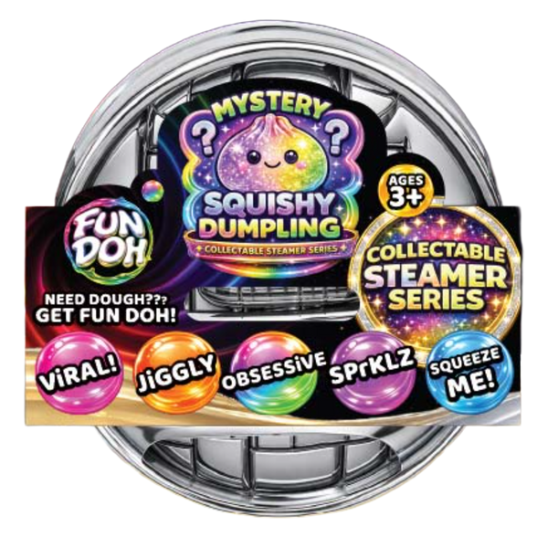 Fun Doh Mystery Dumpling Squishies - Ultra Rare Steamer Collection