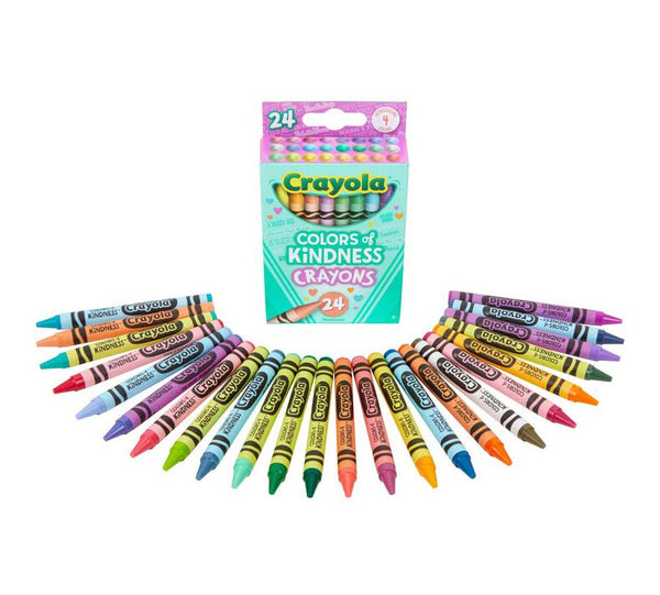 Crayola Colors of Kindness Crayons - 24 pk