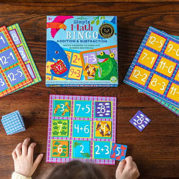 Simple Math Bingo