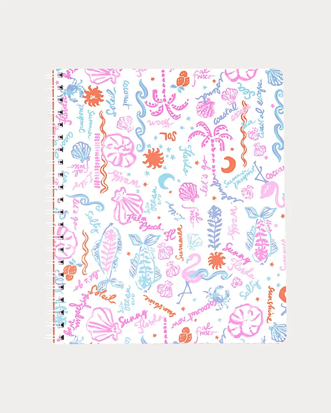 Lilly Pulitzer Summer Serenade Large Notebook