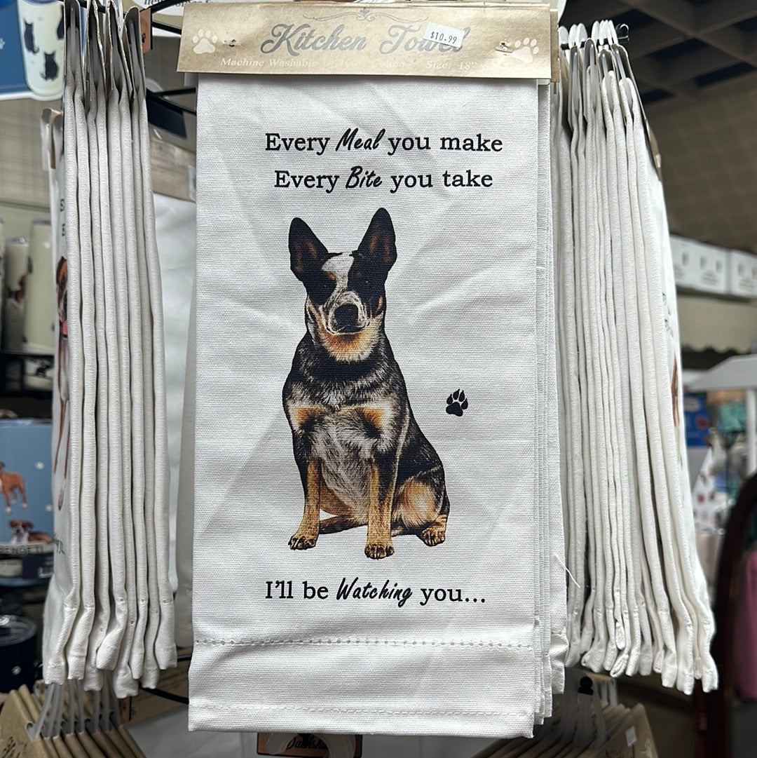 Every Bite You Take Kitchen Towel - Dog
