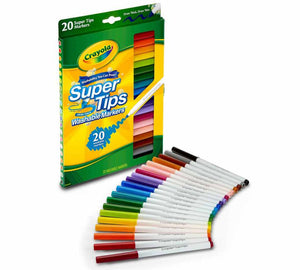 Crayola Super Tips Washable Markers - 20 ct