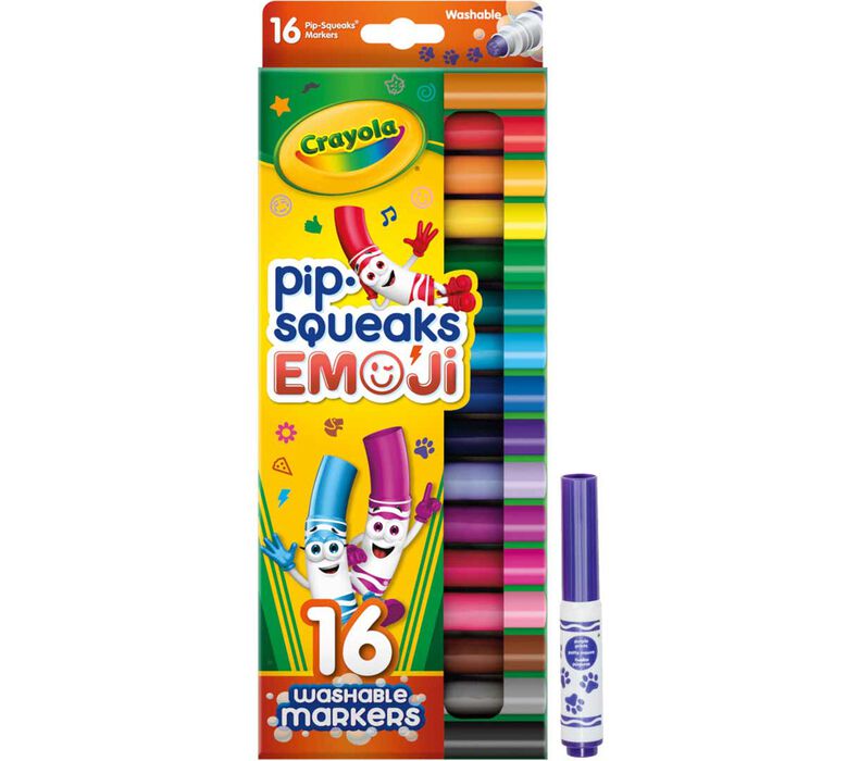 Crayola Pip Squeaks Markers - Emoji Stampers