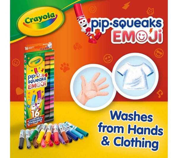 Crayola Pip Squeaks Markers - Emoji Stampers