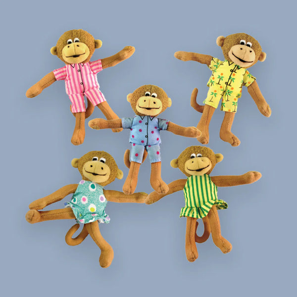 Five Little Monkeys Finger Puppets Playset