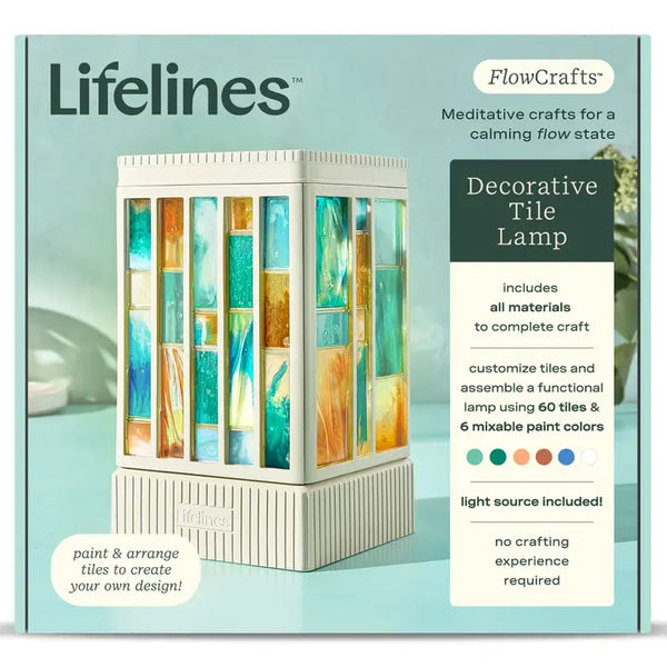 Lifelines FlowCrafts Decorative Tile Lamp