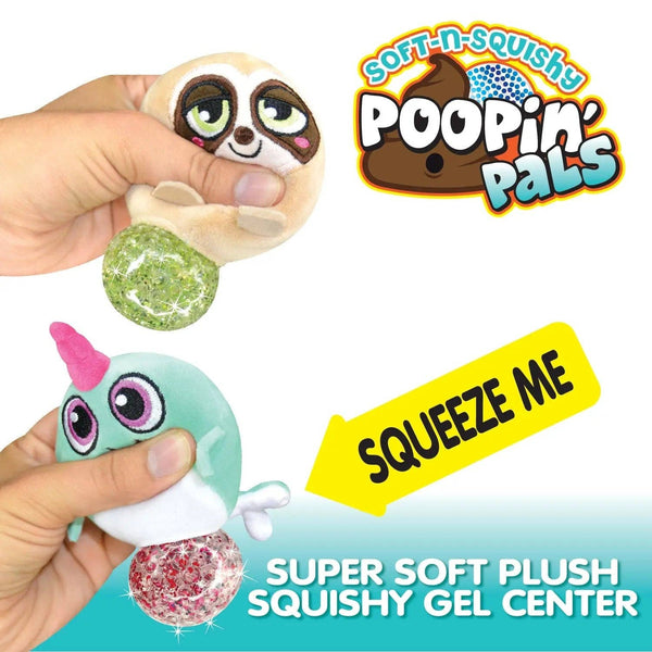 Plush Squeeze Poopin' Pal Toy - Assorted