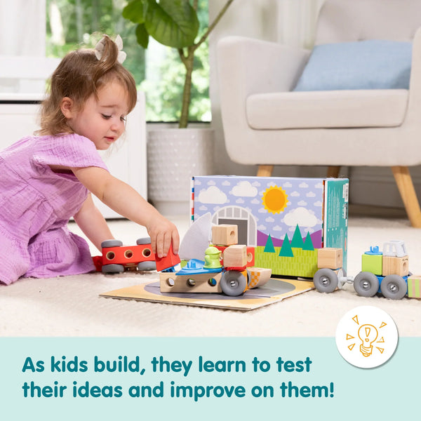 Melissa & Doug Blockables Play Set - Vehicles