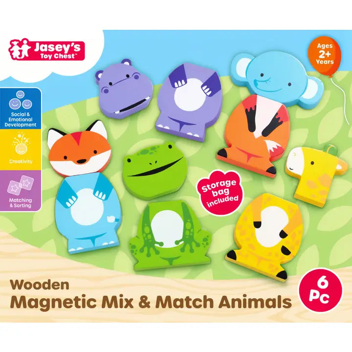 Wooden Magnetic Mix & Match Animals – Persnickety's