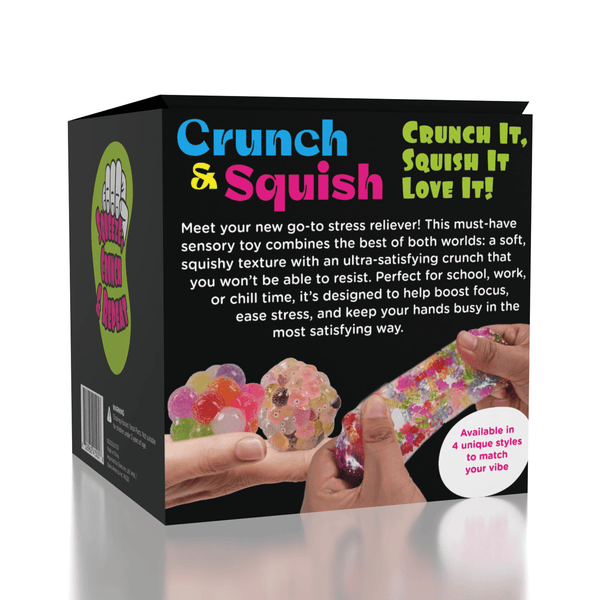 Crunch & Squish Candy Series Crunchy Squishy Stress Ball Fidget Toy - Assorted