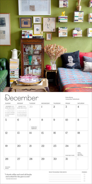 A Calendar for Book Lovers Wall Calendar 2027