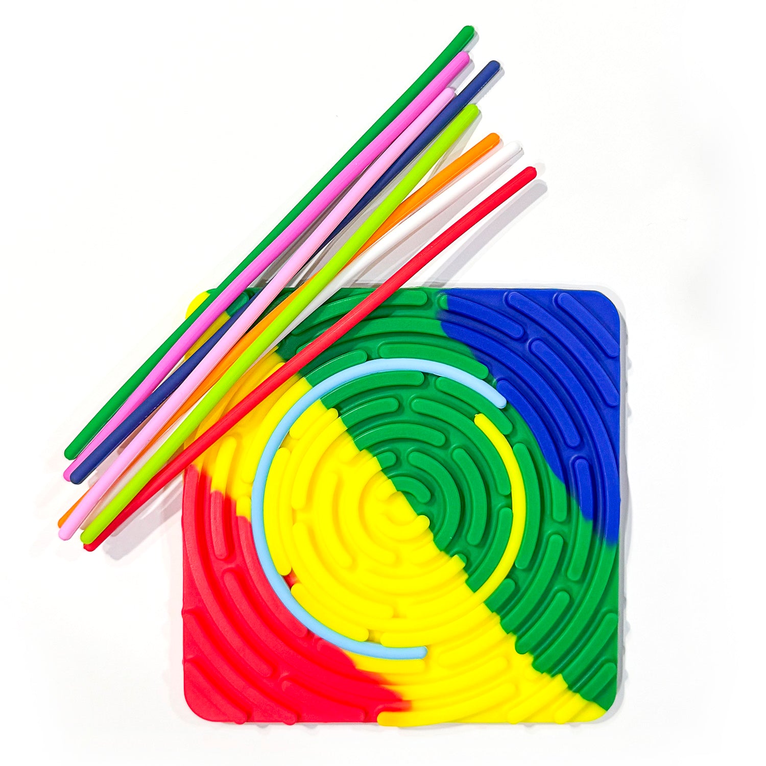 Square Silly Tubes Silicone Sensory