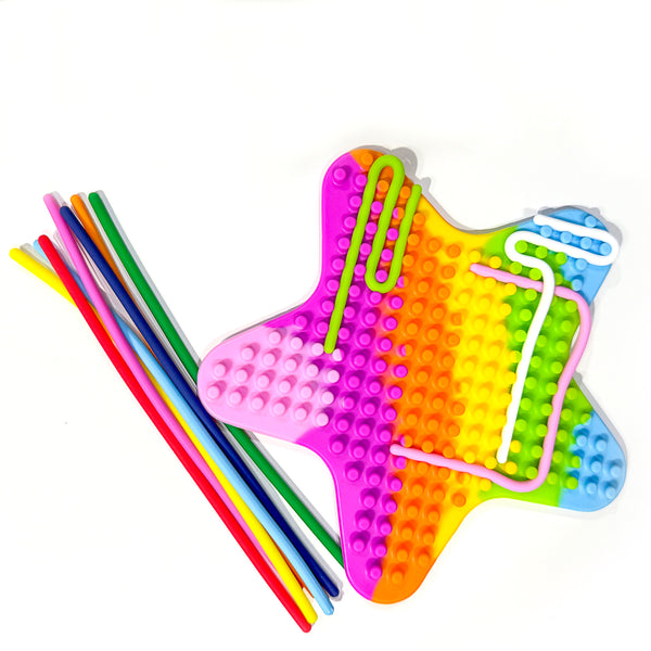 Star Silly Tubes Silicone Sensory