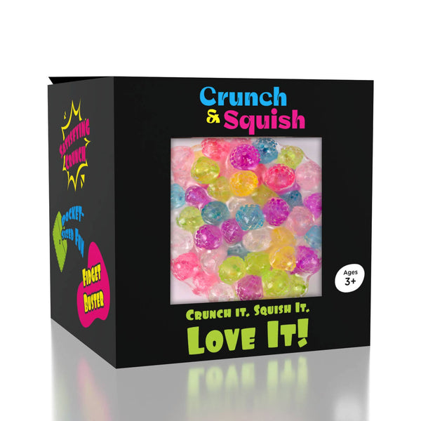 Crunch & Squish Candy Series Crunchy Squishy Stress Ball Fidget Toy - Assorted