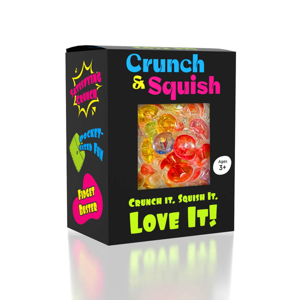 Crunch & Squish Crunchy Squishy Stress Ball Fidget Toy - Assorted