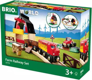 BRIO Farm Railway Set