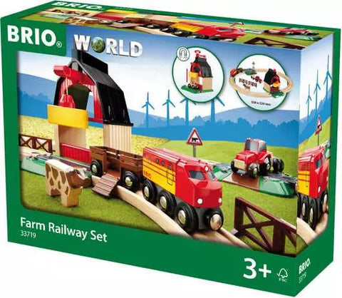 BRIO Farm Railway Set