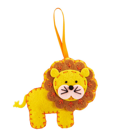 Lion DIY Felt Ornament Kit