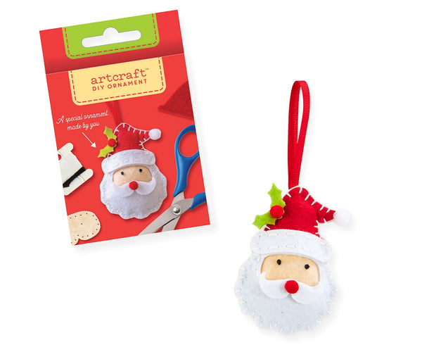 Santa Claus DIY Felt Ornament Kit