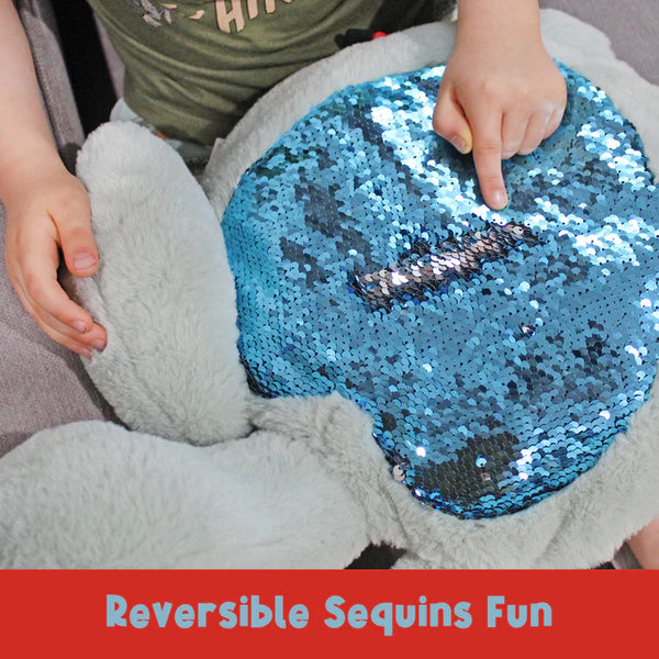 Sunny the Sea Turtle Lap Pad with Detachable Pillow, Weighted Sensory Plush