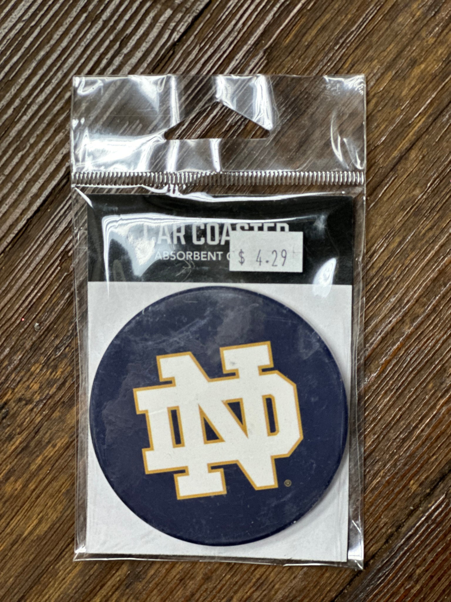 ND Logo Car Coaster