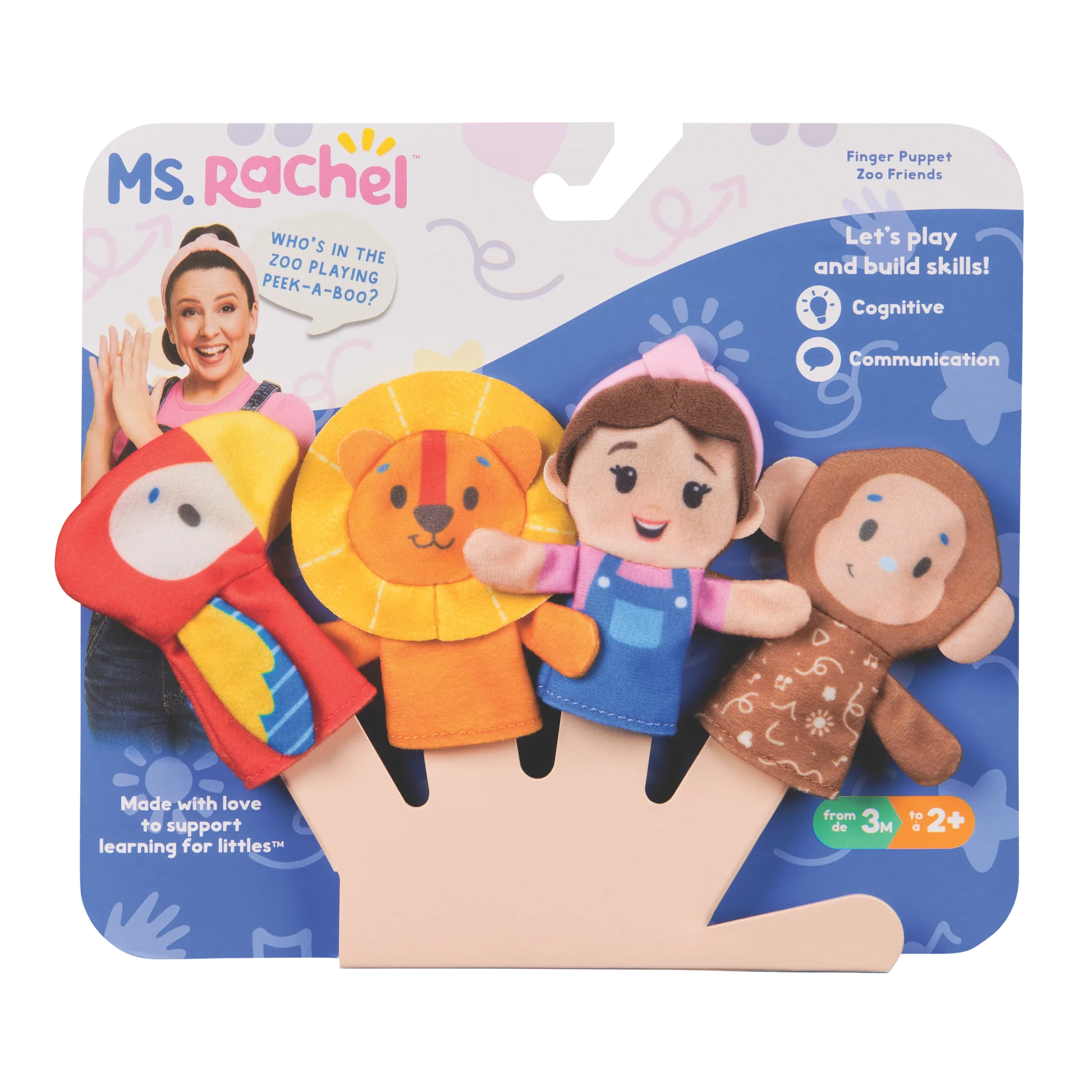 Ms. Rachel Finger Puppet Zoo Friends