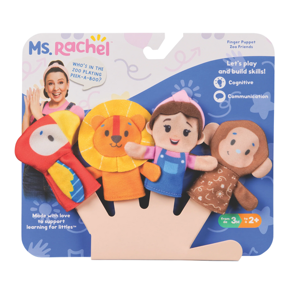 Ms. Rachel Finger Puppet Zoo Friends