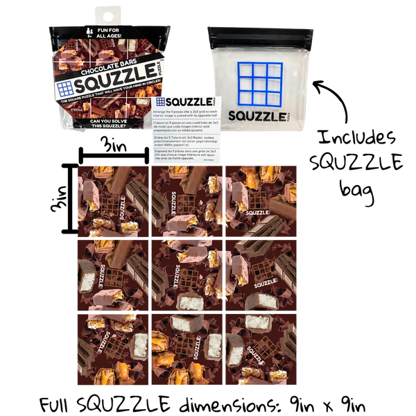 Chocolate Bars Squzzle Puzzle