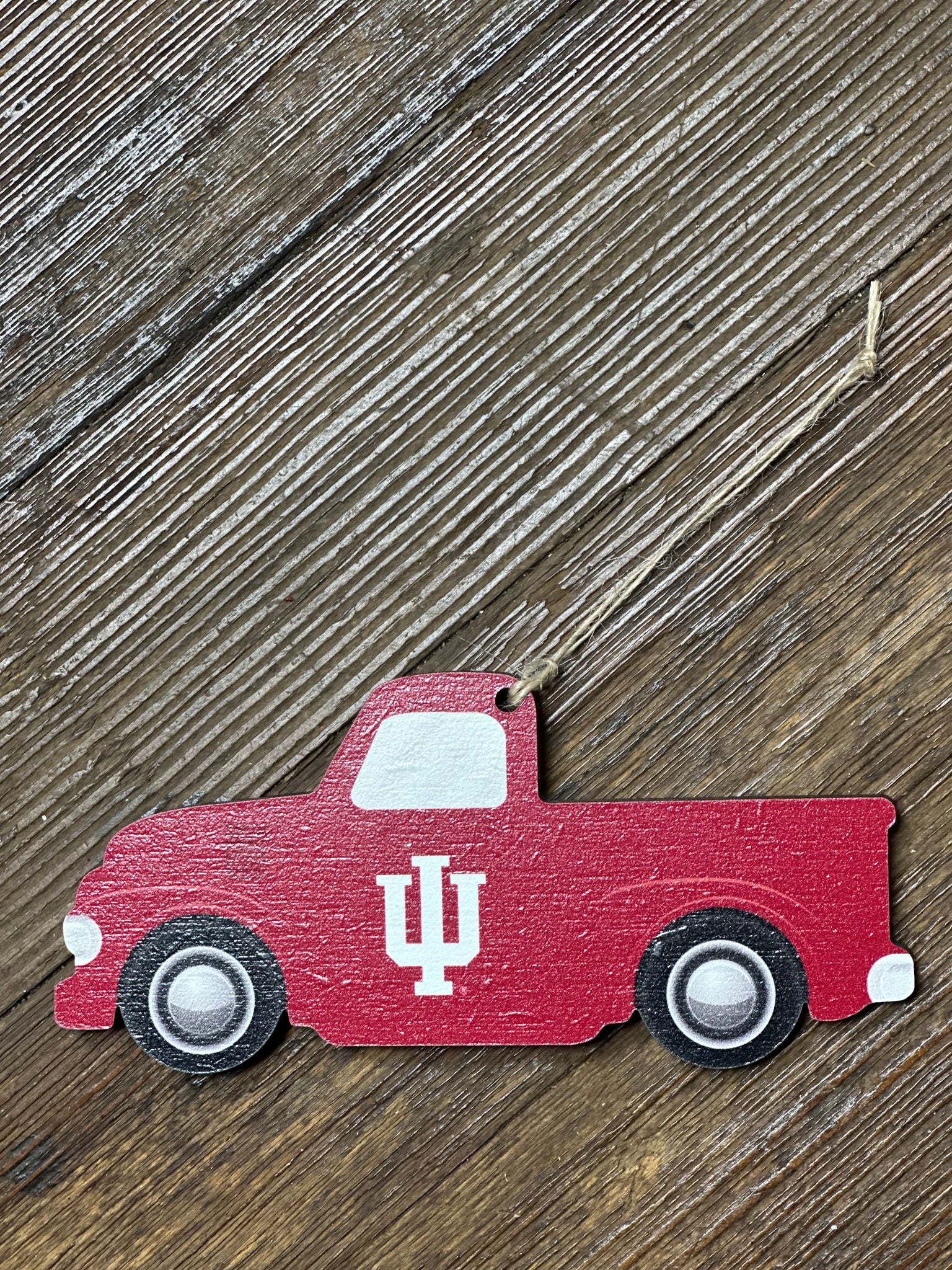 IU Truck Ornament