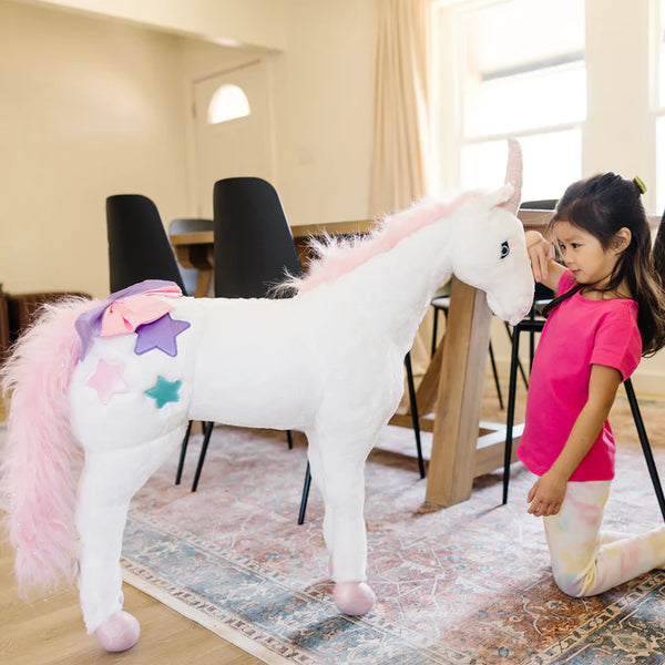Melissa & Doug Jumbo Unicorn Plush