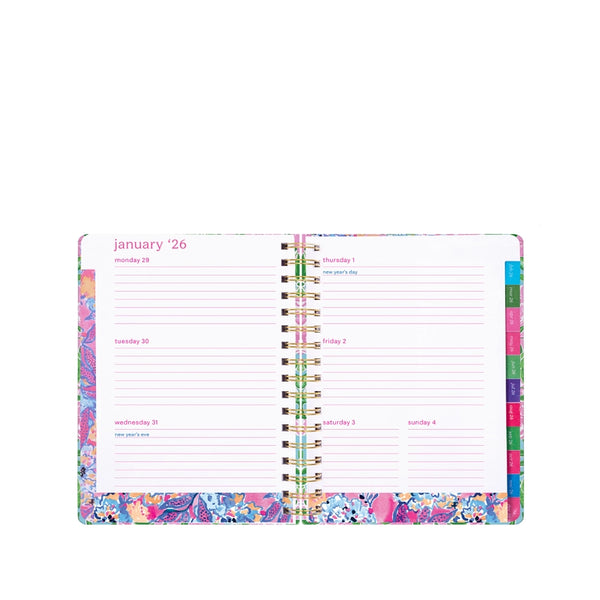 Lilly Pulitzer Isalnd Garden Jumbo 17 Month Agenda