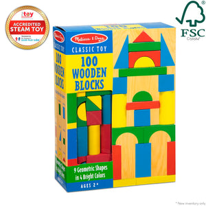 100-piece Wooden Block Set