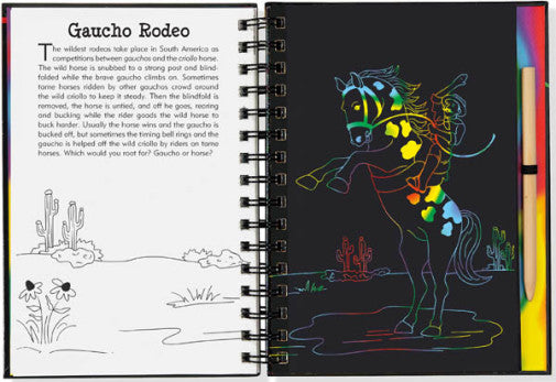 Horses Scratch and Sketch