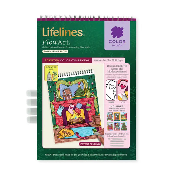 Lifelines FlowArt SCENTED Color To Reveal - Home for the Holidays