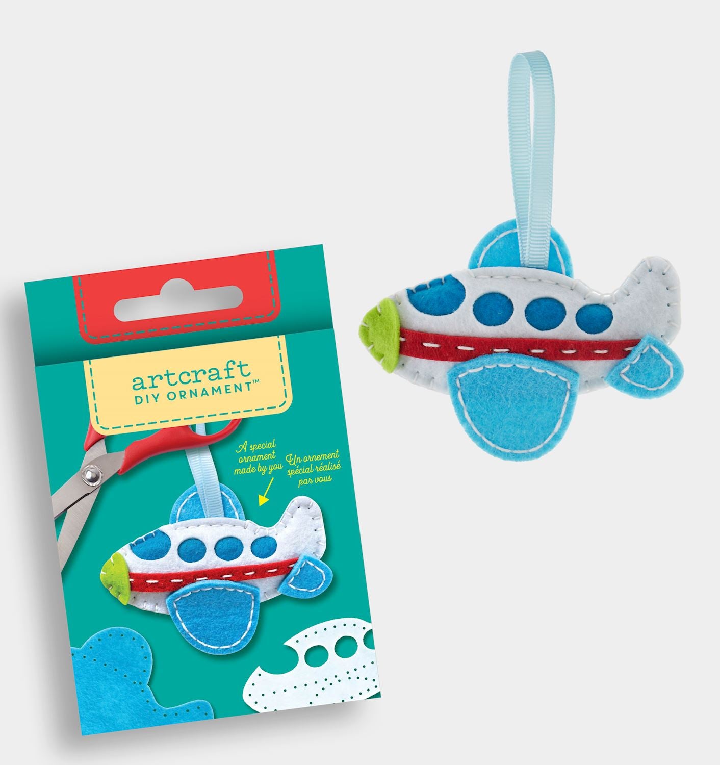 Airplane DIY Felt Ornament Kit