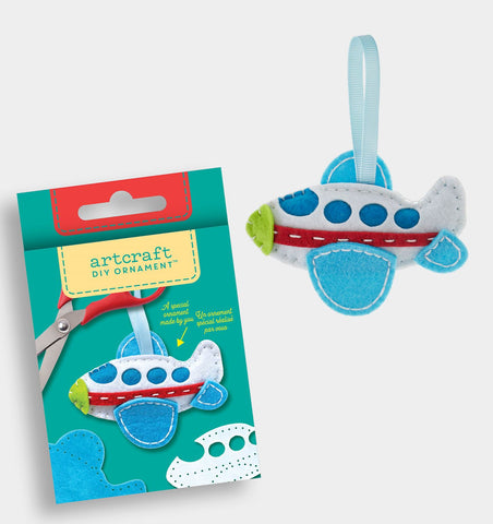 Airplane DIY Felt Ornament Kit