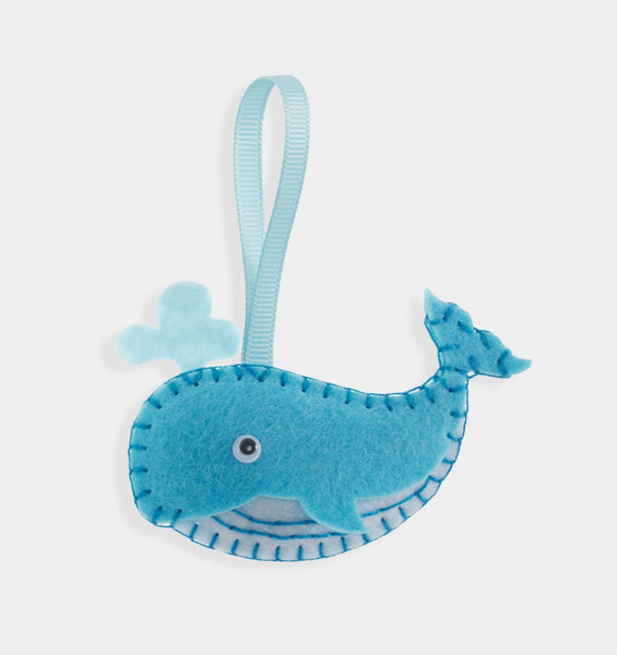 Blue Whale DIY Felt Ornament Kit