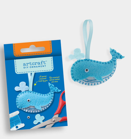 Blue Whale DIY Felt Ornament Kit