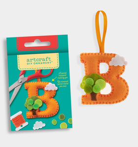 B Letter DIY Felt Ornament Kit